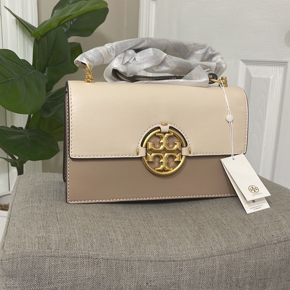 Tory Burch MILLER COLOR-BLOCK SHOULDER BAG